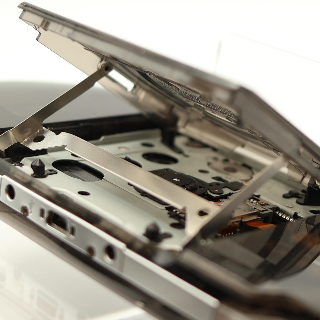 Modded PSP-3000 with Smoky Crystal Case| 128GB Storage, new 1800 mAh battery, travel cases